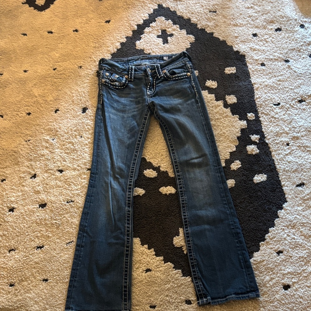 Kids Miss Me bot cut jeans 
14 kids
